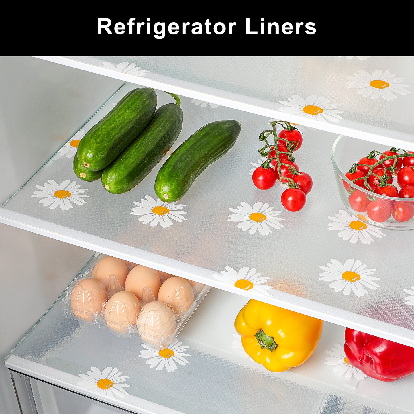 Cooyes Shelf Liner – Premium Non-Adhesive Cabinet & Drawer Liner for Kitchen – Waterproof Shelf Paper with Modern Pattern – Durable EVA Cabinet Mat – Easy to Cut