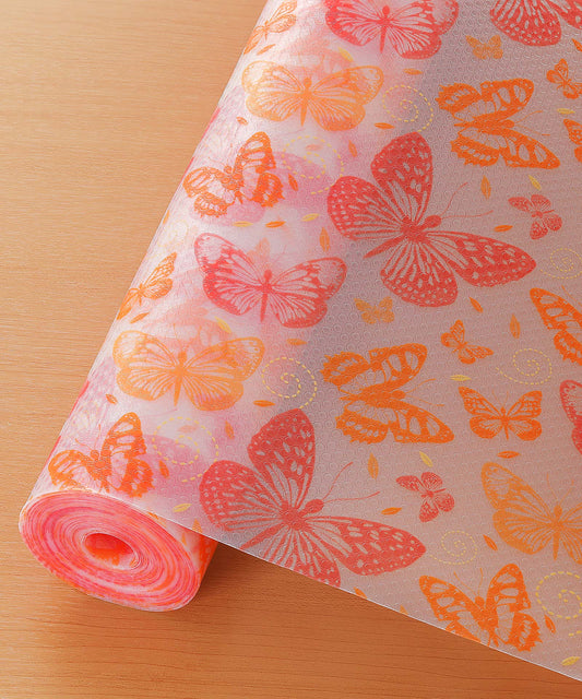 Cooyes Shelf Liner – Non-Adhesive Shelf Liners for Kitchen Cabinets – Waterproof Shelf Paper with Modern Pattern – Durable EVA Cabinet Liners