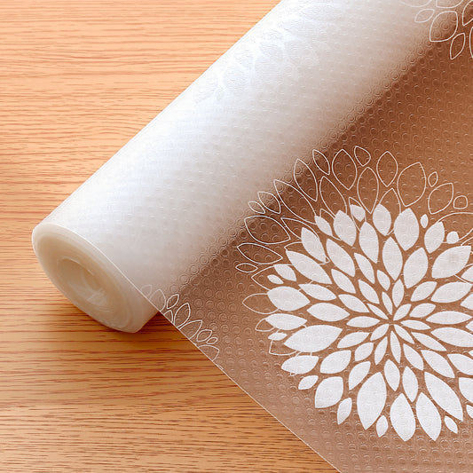 Cooyes Shelf Liner Drawer Liners, Shelf Liners for Kitchen Cabinets, Non Adhesive Cabinet Liner, EVA Waterproof Durable Non-Slip Refrigerator Liners for Kitchen, Drawer