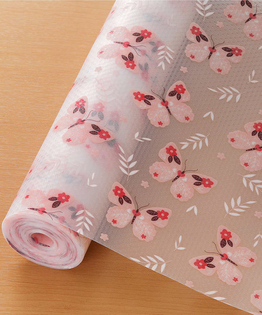 Cooyes Shelf Liner – Non-Adhesive Shelf Liners for Kitchen Cabinets – Waterproof Shelf Paper with Modern Pattern – Durable EVA Cabinet Liners