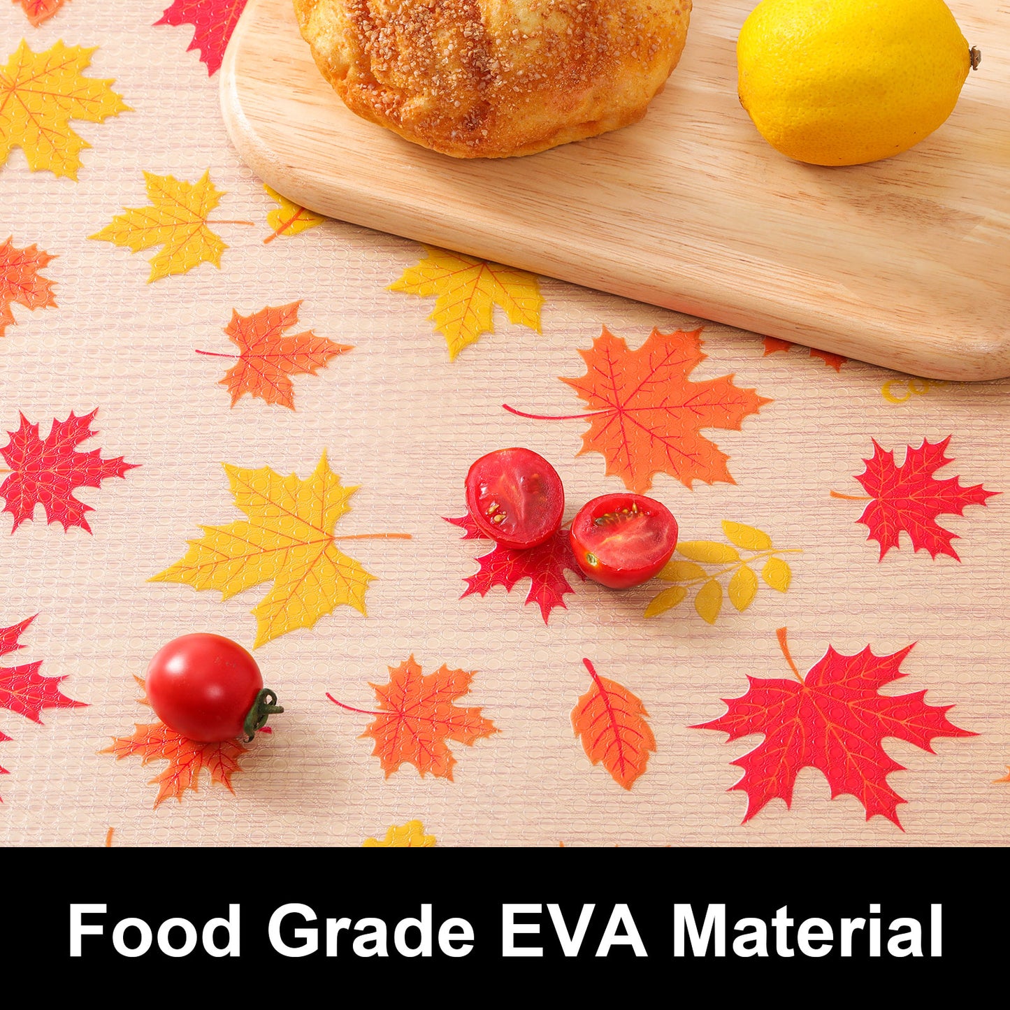 Cooyes Shelf and Drawer Liners for Kitchen Cabinets, Non Adhesive Cabinet Liner, EVA Waterproof Durable Non-Slip Drawer Mats for Shelves, Refrigerator, Storage, Desks