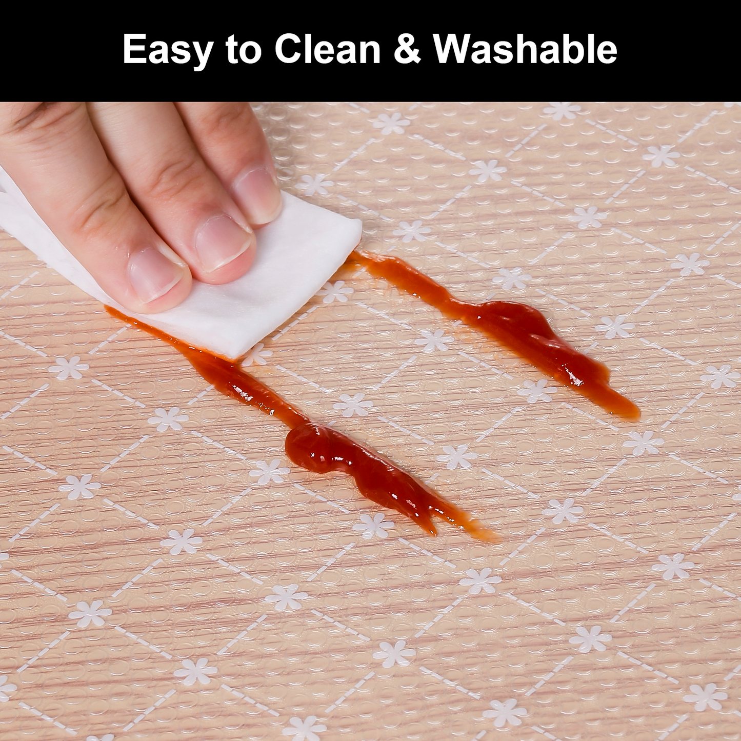 Cooyes Shelf Liner – Premium Non-Adhesive Cabinet & Drawer Liner for Kitchen – Waterproof Shelf Paper with Modern Pattern – Durable EVA Cabinet Mat – Easy to Cut