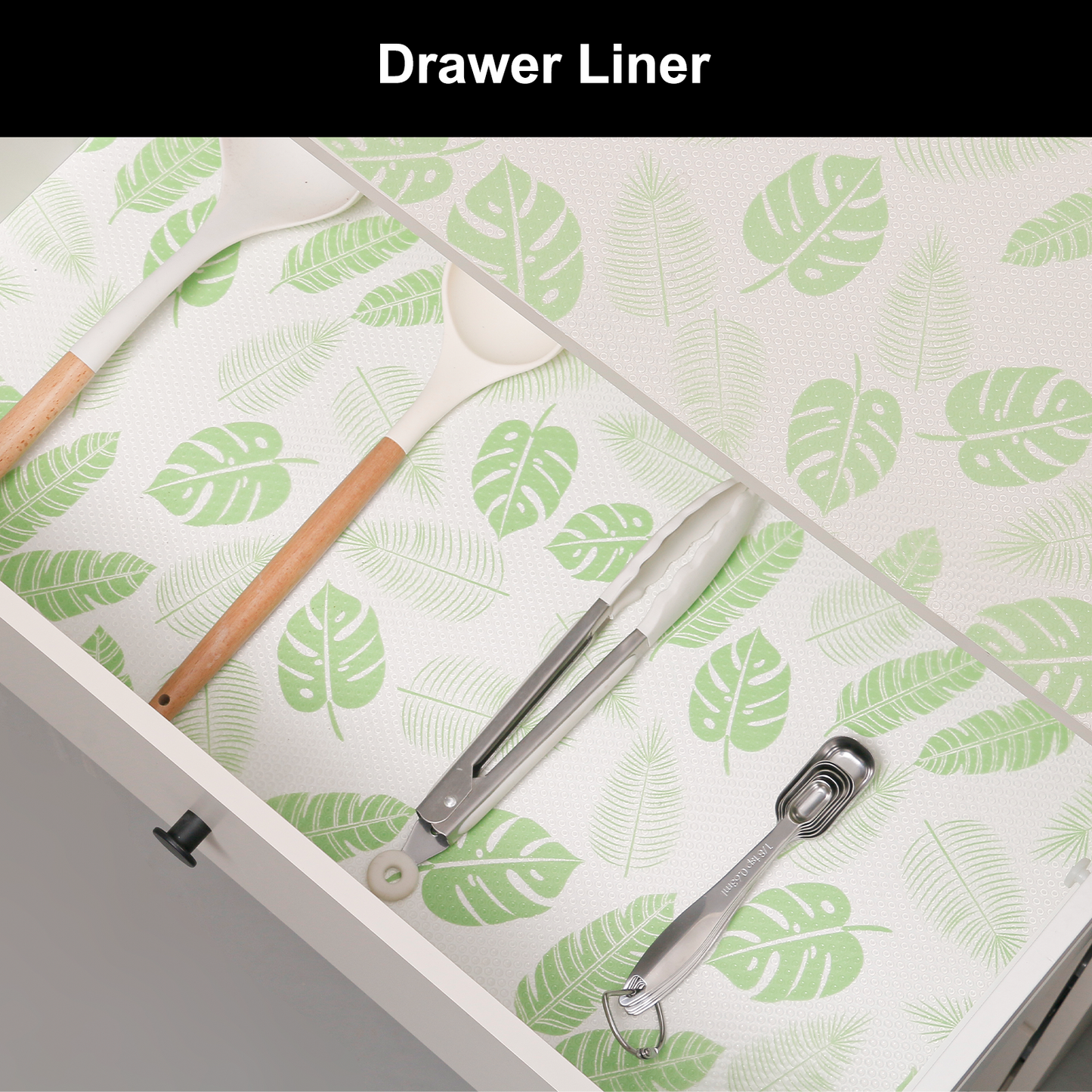 Cooyes Shelf Liner – Premium Non-Adhesive Cabinet & Drawer Liner for Kitchen – Waterproof Shelf Paper with Modern Pattern – Durable EVA Cabinet Mat – Easy to Cut