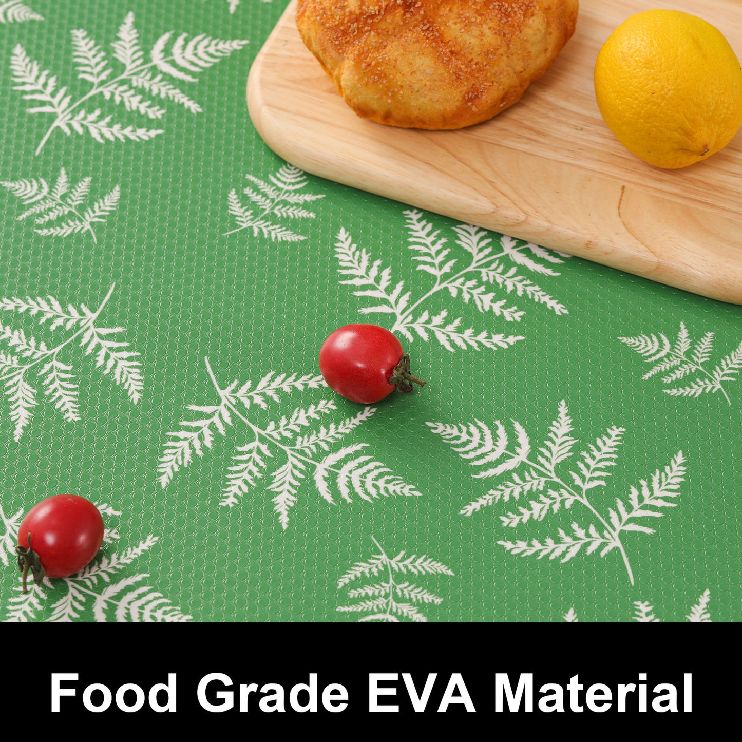 Cooyes Shelf and Drawer Liners for Kitchen Cabinets, Non Adhesive Cabinet Liner, EVA Waterproof Durable Non-Slip Drawer Mats for Shelves, Refrigerator, Storage, Desks