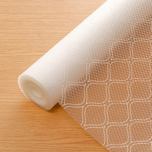 Cooyes Shelf Liners for Kitchen Cabinets Refrigerator Liners Waterproof Kitchen Cupboard Liner Plastic Drawer Mats EVA Material Non Adhesive Fridge Mats for Shelves