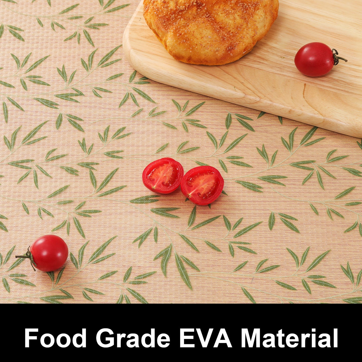 Cooyes Shelf and Drawer Liners for Kitchen Cabinets, Non Adhesive Cabinet Liner, EVA Waterproof Durable Non-Slip Drawer Mats for Shelves, Refrigerator, Storage, Desks