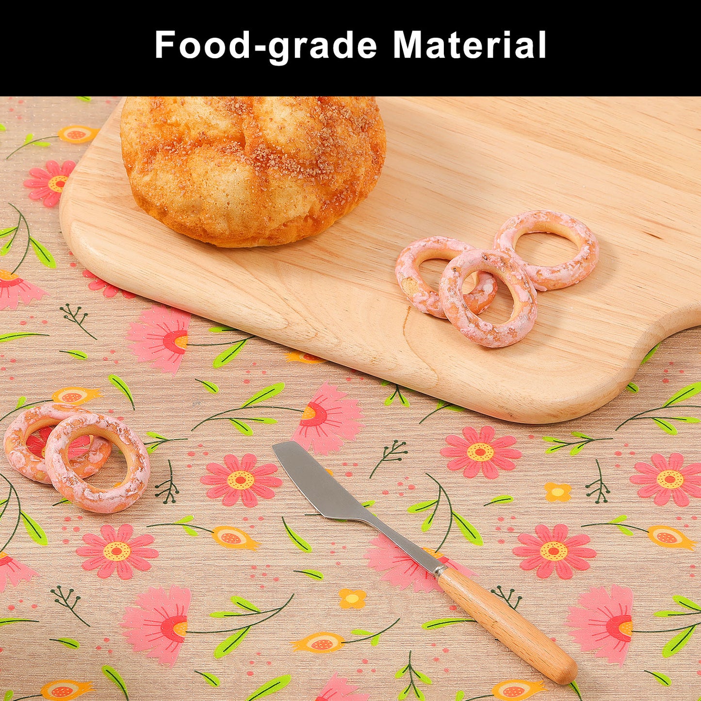 Cooyes Shelf Liner – Premium Non-Adhesive Cabinet & Drawer Liner for Kitchen – Waterproof Shelf Paper with Modern Pattern – Durable EVA Cabinet Mat – Easy to Cut